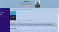 Desktop Screenshot of primethermosets.com